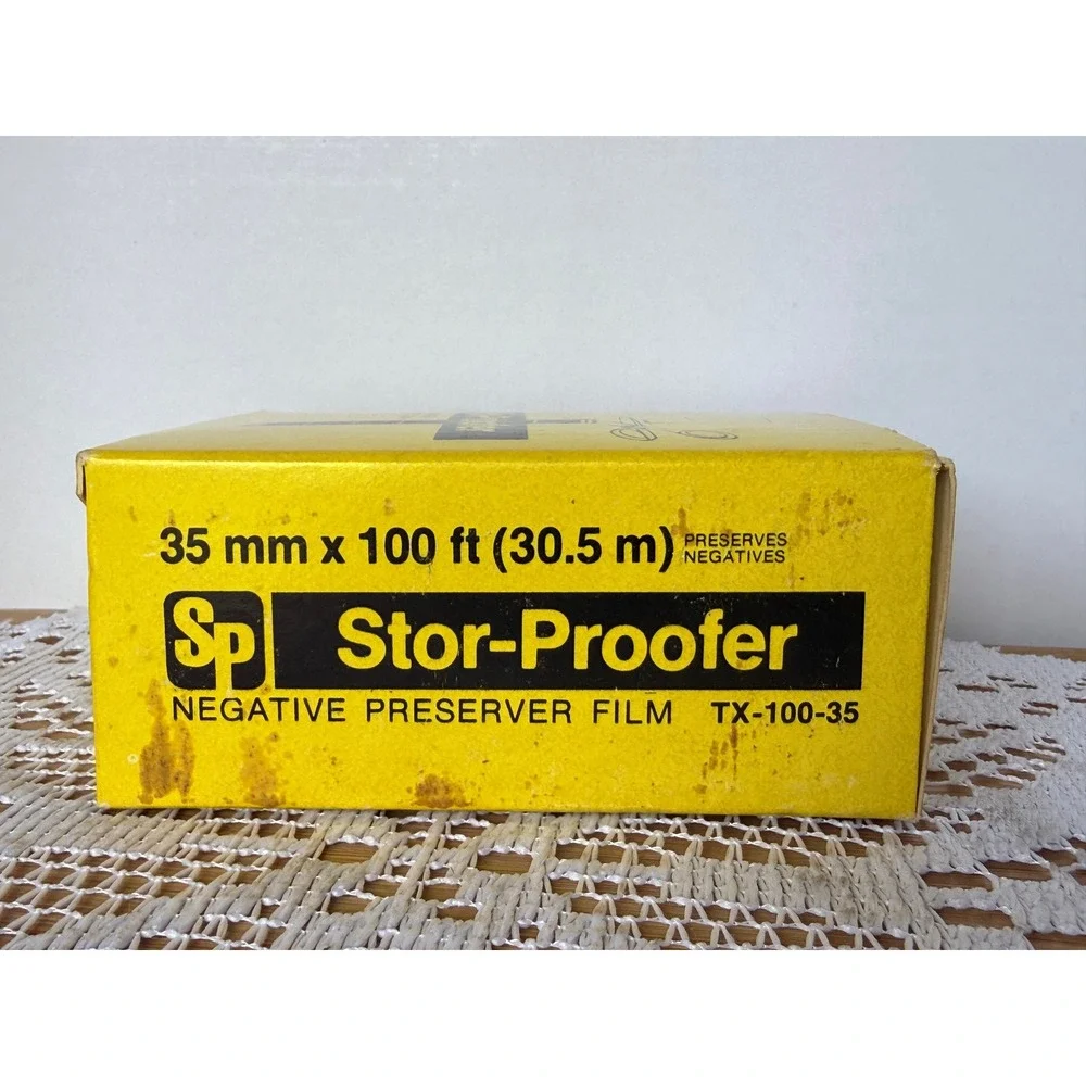 Vintage‎ SP Stor-Proofer 35mm Film Preserver Roll TX-100-35